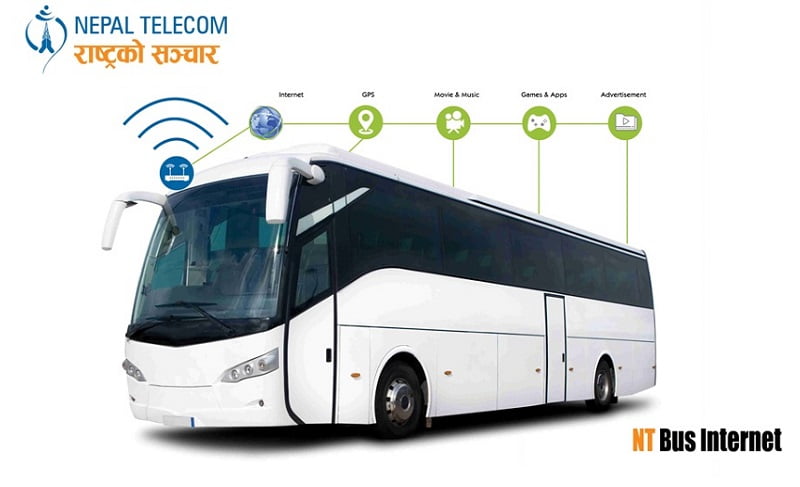 Nepal Telecom NT Bus Internet Service