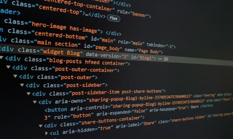Screenshot of Computer Codes